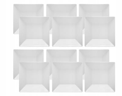 Lubiana Classic Diepbord 18,5 cm - 12 stuks - Wit Porselein