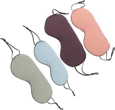 Slaapmasker - Oogmasker - Licht blokkeren - Verstelbare band - 22 x 9.5 cm - Diverse kleuren
