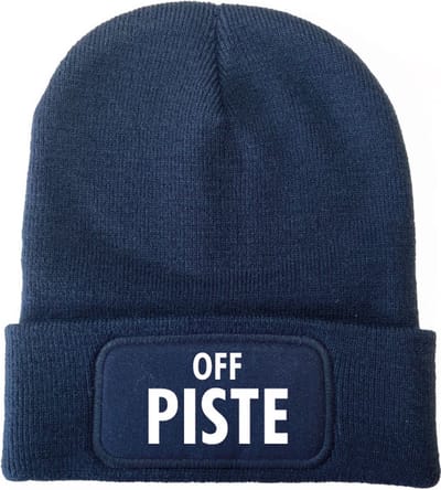 Off piste wintermuts navy - soBAD. | Wintersport | Après ski outfit Warme Muts voor Volwassenen | Heren en Dames Beanie