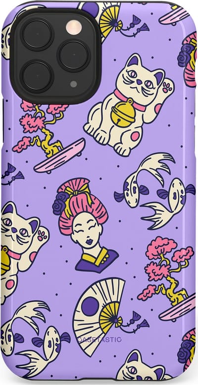 Casetastic Hoesje Geschikt voor Apple iPhone 11 Pro - Stijlvolle Beschermende Duo-layer Case - Bonsai
