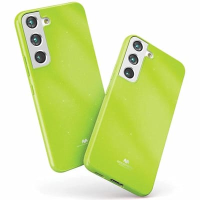 Mercury Jelly Serie - iPhone 14 Pro Max Hoesje - Limonkleurig - Slank Ontwerp - TPU Materiaal