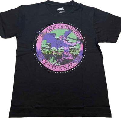 Black Sabbath - Tour '78 Kinder Tshirt - Kids tm 2 jaar - Zwart