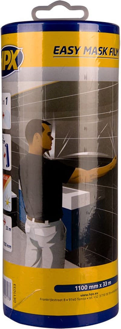 Easy mask film crêpepapier 1100mm x 33m + dispenser