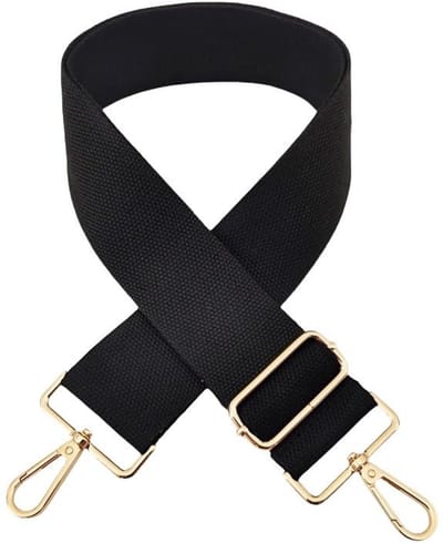 Verstelbare Schouderband voor Tassen, 72-130 cm, 5 cm Breed, Zwart