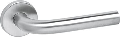 Deurkruk op rozet - RVS geborsteld - RVS - Artitec Wallebroek - Artitec Wallebroek Krukgarnituur Lita RVS Mat Per Set