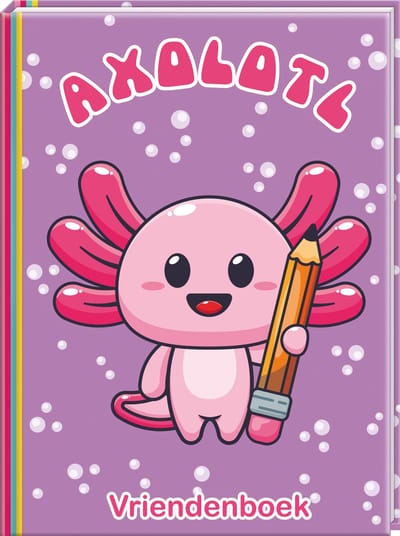 Axolotl – Vriendenboekje – 80 pagina’s – Hardcover