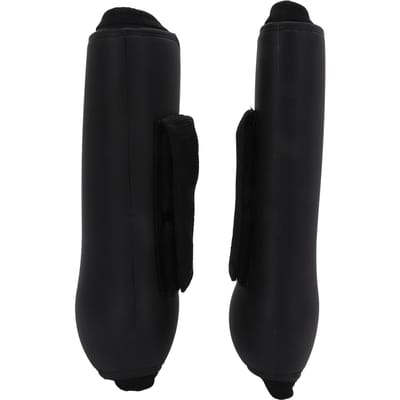 Bottes avant de cheval légères et réglables, Protection des jambes avant pour l'équitation, les courses de saut Large 35.83x15.75in black