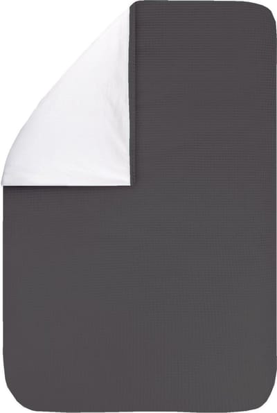 BINK Bedding Dekbedovertrek Wafel (Pique) Antra 80 x 60 (zonder sloop)