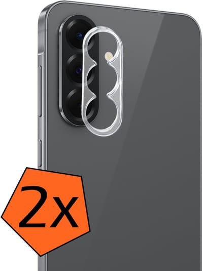 Camera Lens Protector - 2 Stuks - Geschikt voor Samsung Galaxy A37 - Camera Screenprotector - Gehard Glas - Beschermglas - Tempered Glass - Screen Protector