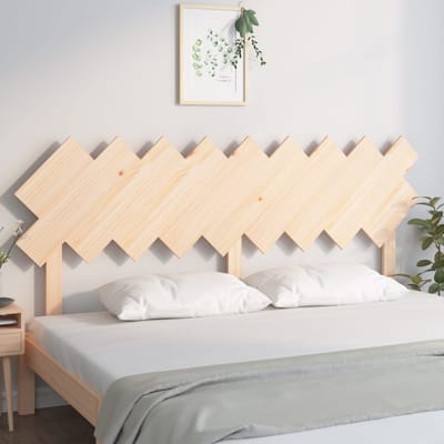 vidaXL Hoofdbord 178x3x80,5 cm massief grenenhout