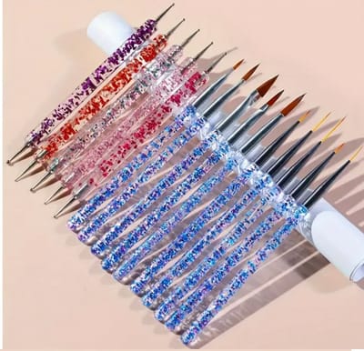 15-delige - Nail Art Pensel - Manicure - Acryl - Dotting Tools - Nagel Penselen
