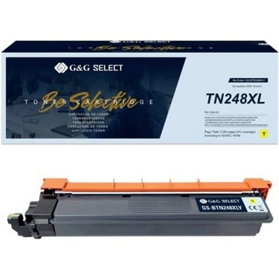 G&G Toner vervangt Brother TN-248XLY Compatibel Geel 2300 bladzijden GS-BTN248XLY