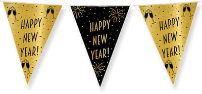 Paperdreams - Vlaggenlijn Classy Party - Happy new year (10 meter)