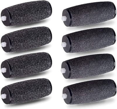 Rollers voor Scholl 4+4 Gratis - 8 Stuks Navulling Eeltverwijderaar - Voetvijl - Navulling Velvet Smooth - Voor Scholl Elektrische Eeltvijl - Extra Grof