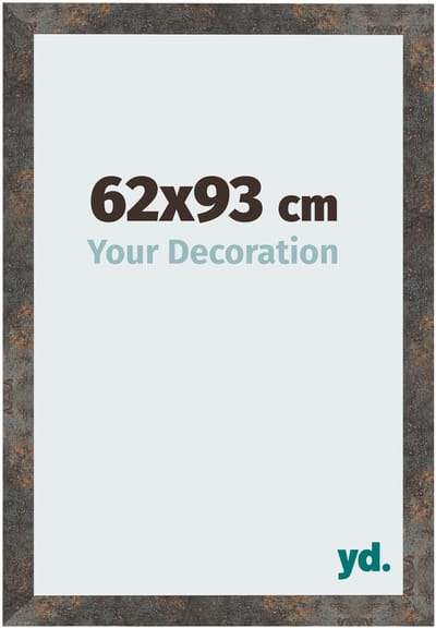 Your Decoration - Fotolijst 62x93 cm - MDF - Geoxideerd Metaal - Bologna