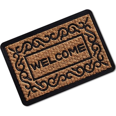 Badkamermat Rubber 45x75cm Entree Mat Antislip Huishoudelijke Deurmat brown