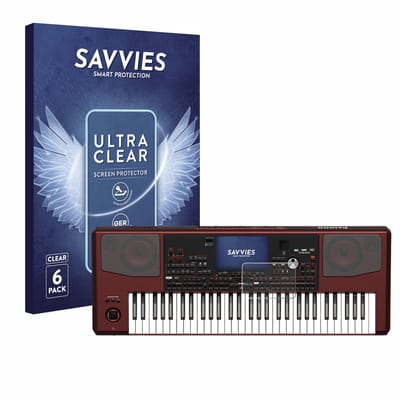 Savvies - Screenprotector voor KORG Pa1000 - Folie Beschermfolie transparant 6 Stuks