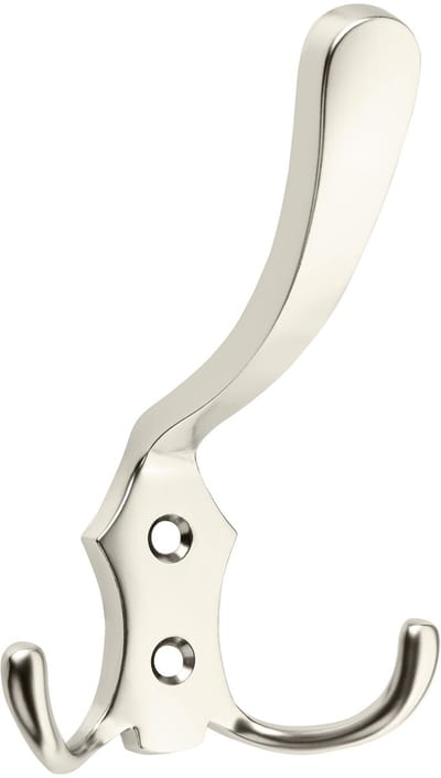 SO-TECH® Moderne garderobehaak Jashaak Kapstokhaak LENA lang / RVS-look mat