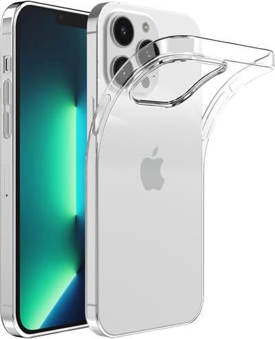 Smartphonica Telefoonhoesje Geschikt voor iPhone 13 Pro Transparant Siliconen - Doorzichtig Clear Case Back Cover geschikt voor iPhone 13 Pro