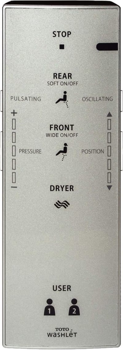 Afstandsbediening voor toilet - Toto Washlet S350E - THU9489 - Small