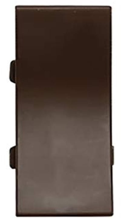 DQ-PP HOEKLIJST VERBINDER - Donkere Noten - 23 x 23 mm - PVC - Keukenstrip Werkblad Afwerkingsstrip Strip Keuken Keukenafwerkingsstrip Wandafwerkingsstrip Tafelbladstrips
