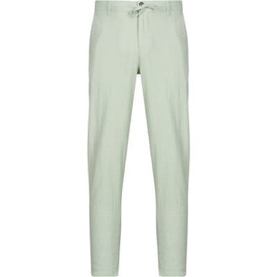 slim fit broek van mix van katoen en linnen model 'BRODY'