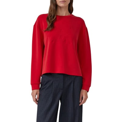 Regular fit sweatshirt van modalmix