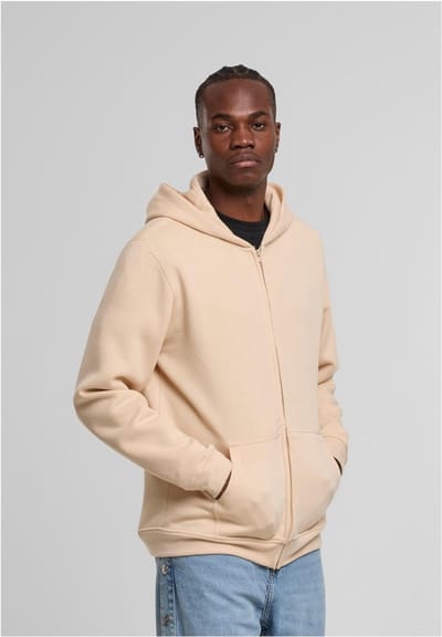 Urban Classics - Basic Essential Vest met capuchon - S - Creme