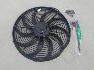 Elektrische Ventilator - Koelradiator Ventilator - Motor Koelen - Verhoogde Koelcapaciteit - 16 inch - Aluminium