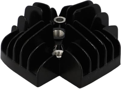 Culasse noire Teknix pour moto enfant Yamaha 50 PW Après 1981 Neuf Pee Wee Piwi