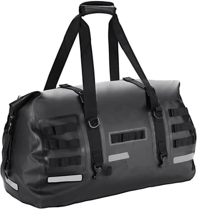 Motorfiets Bagage - Reistas Motor - Avontuurlijk Reizen - Waterdicht PVC Materiaal - 50 Liter - Zwart