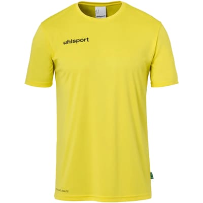 Uhlsport Essential Functioneel T-Shirt Kinderen - Geel / Zwart | Maat: 116