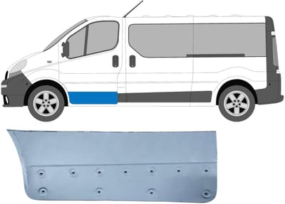 Reparatiepaneel voor deur voor Opel Vivaro 2001-2014 / Links