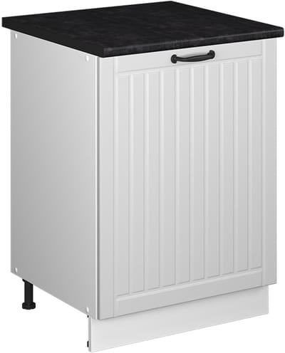Vicco Wastafelkast Fame-Line, Wit Landhuis/Wit, 60 cm