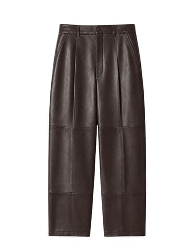 Janice Balti Pantalons Bruin Balti Leer