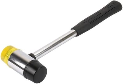 9" Lange Dubbele Hoofd Rubberen Hamer voor Sieradenmaken, Glaszetten en Vloerinstallatie Gereedschap