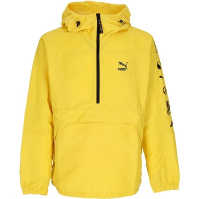 Pull-On Windbreaker-anorakjack voor heren X Staple Sun Ray Geel