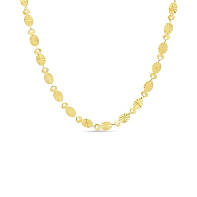 CO88 Collection - 8CN-26479 - elementen ketting vrouwen - 4.5 mm - 38+5 cm - goudkleurig