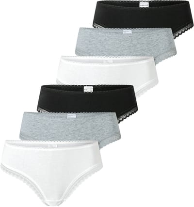 Schiesser Dames string 6 pack 95/5 Modern Cotton