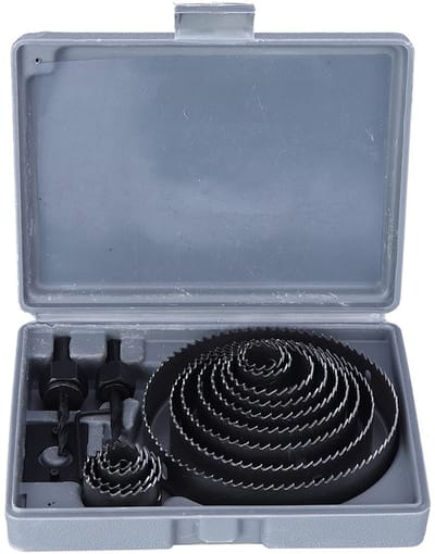Dailygoods - 17-delige Gatzaagset voor Hout, Gipsplaat en Plastics