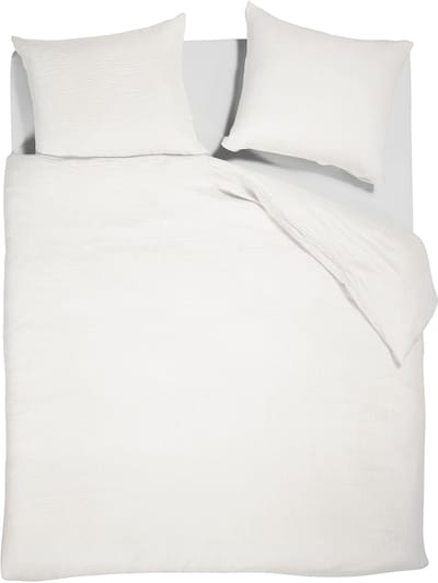 vtwonen Gentle Embrace dekbedovertrek - Tweepersoons - 200 x 200/220 cm - Wit