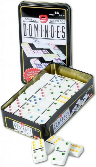 Domino spel Dubbel 9 - 28 stenen - Domino stenen