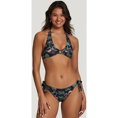 Shiwi Caro Bikini Set Jaipur Palm Black Black Größe: 38 | Bikinis Outlet | Damen | Schwarz