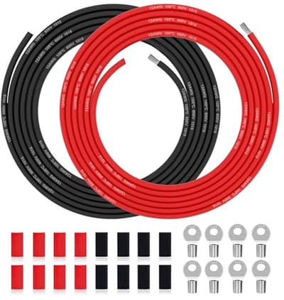 Elektriciteitskabel PVC - Stroomdraad Koper - Apparaten Aansluiten - Hittebestendig Vertind - 20 meter - Zwart Rood