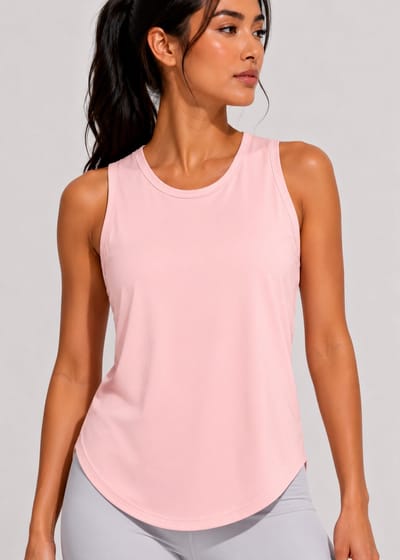 SparkNine Easefit top - sporttop - atletische tanktop - S - roze - mouwloos - luchtig & ademend - sneldrogend