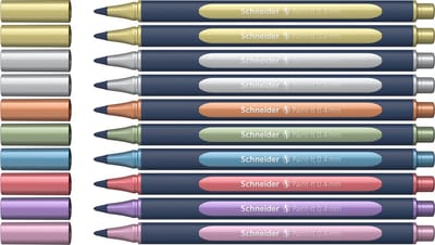 Schneider Paint-It 050 - rollerball metallic - 0.4mm - 10 stuks - S-ML05011503