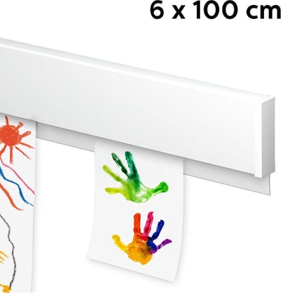 Artiteq Schilderij Ophangsysteem 6 meter All-in-one Info Rail / Wit