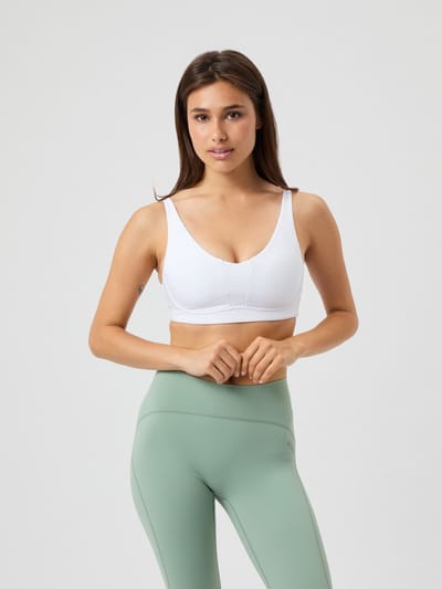 Björn Borg Reform Bra Sport BH Dames - Sporttop Vrouwen - Wit - Recycled Polyester - Maat XL