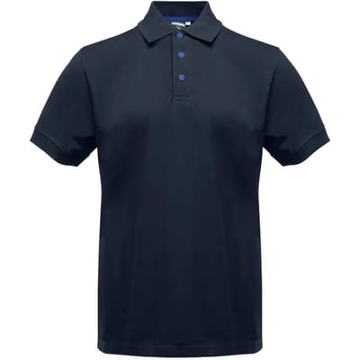 Polo met contrasterende knopen Pen Duick