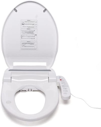 Elektrisch toiletdeksel - Bidet bril - Persoonlijke hygiëne - Met douchefunctie - Cirkelvorm - Wit